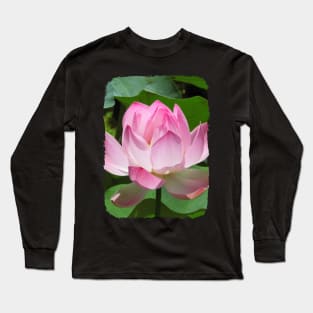 Pink Lotus Long Sleeve T-Shirt